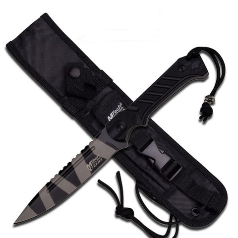 Mtech USA Xtreme 11in Fixed 5mm Urban Camo Blk Blade Knife