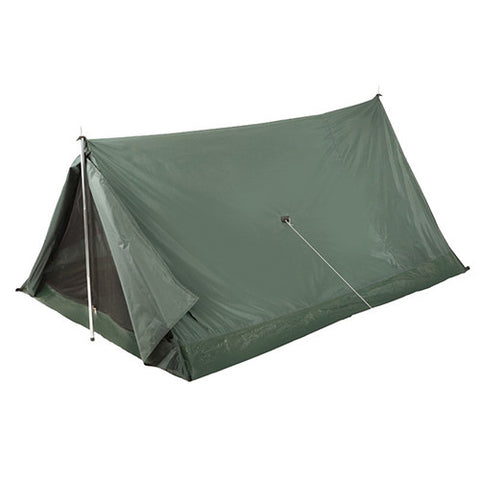 113105 Stansport Scout 2 Person Nylon Tent - Forest Green And Tan