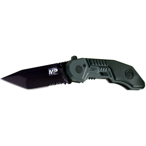 Smith & Wesson Military Police Ma Blk Serrated Tanto Knife