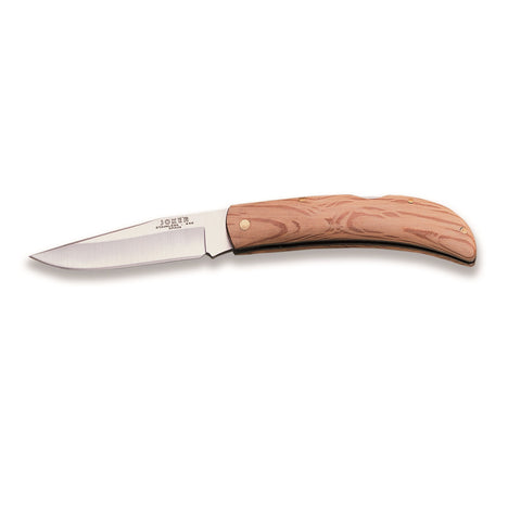 Joker Knives Pocket Folding Knife Holm Oak Handle 3.51"