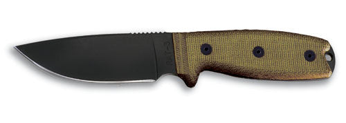 Ontario Knife Co RAT-3 1095 Knife w/Green Sheath