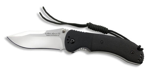 Ontario Knife Co JPT-3R DP Folding Knife BLK RND SP