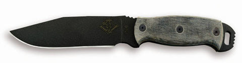 Ontario Knife Co RD6 Black Micarta Knife
