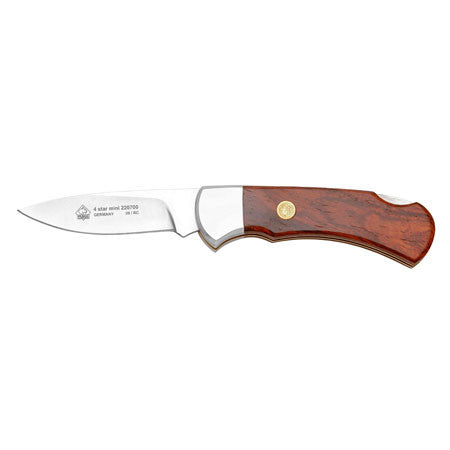Puma 4 Star Mini Jacaranda Wood Folding Knife  220700