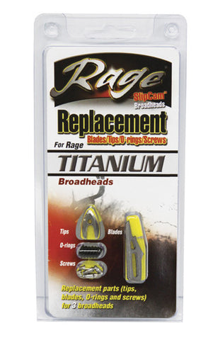 Rage Replacement Blades 3-Blade 1.5in. Cut 9pk 30005