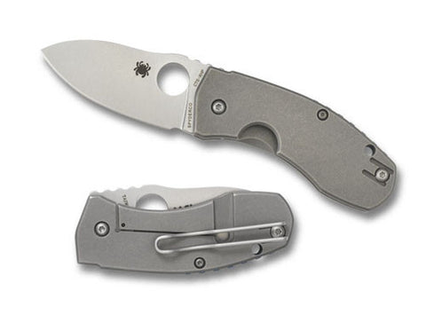 Spyderco Techno Titanium XHP Plainedge Knife