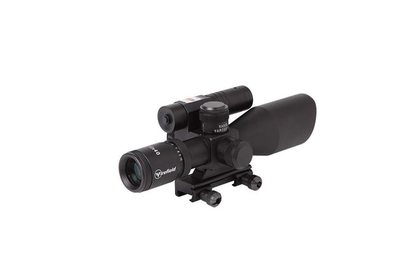 Firefield 2.5-10x40 w/ Green Laser Riflescope