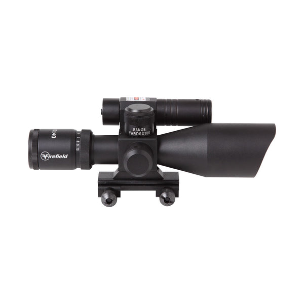 Firefield 2.5-10x40 w/ Green Laser Riflescope