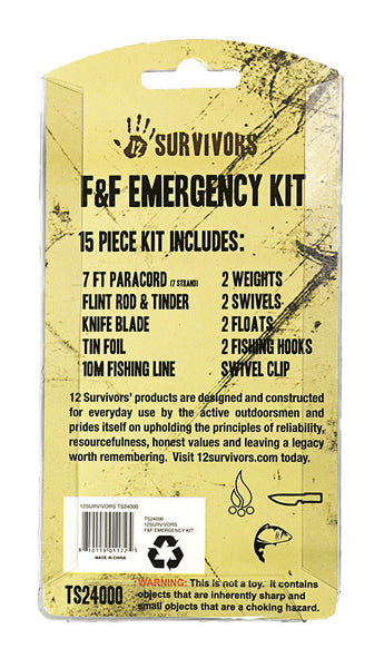 12 Survivors F&F Emergency Kit