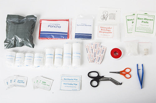 12 Survivors First Aid Rollup Kit