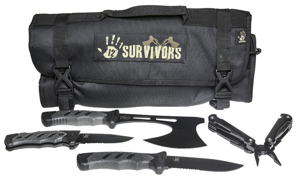 12 Survivors Knife Rollup Kit