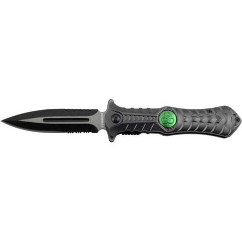 Z-Hunter Assisted Opening Knife ZB-003GY 4.5in Closed