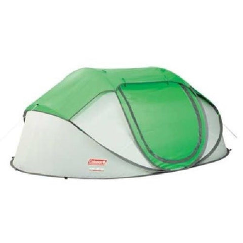 767721 Coleman Popup 4 Tent 9.25x6.5 Foot Green/Lght Gry 2000014782