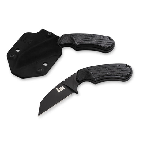 Benchmade HK Pan D Fixed Black Knife with Sheath
