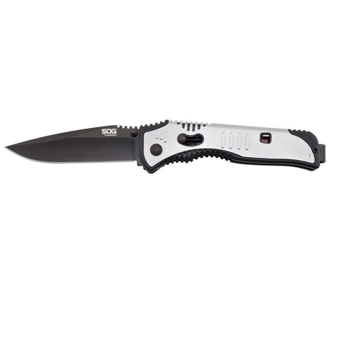 SOG Flashback Satin Tanto Folding 3.5in Blade 8in Overall