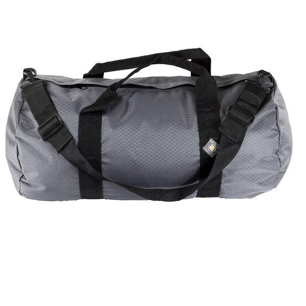 North Star Sport Duffle Bag 12" Diam 24" L - Steel Gray