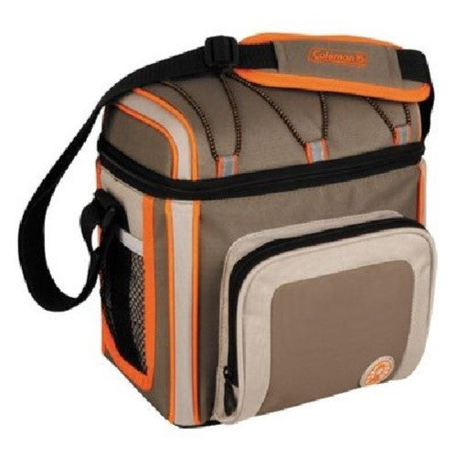 Coleman 9 Can Soft Cooler Outdoor With Liner Tan 3000002170