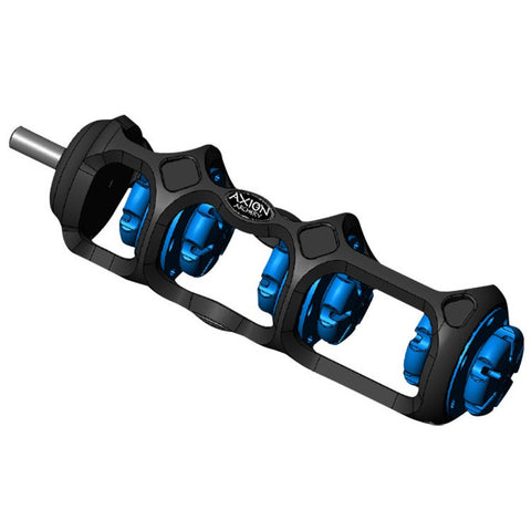 Axion Silencer Hybrid 5" Stabilizer Black w/Blue Dampers