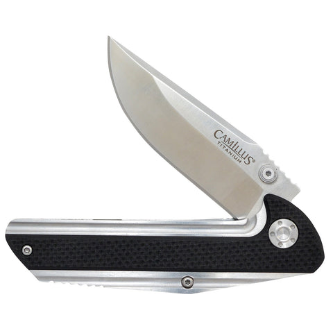 Camillus Sevens 7in Titanium Bonded Folding Knife - Black