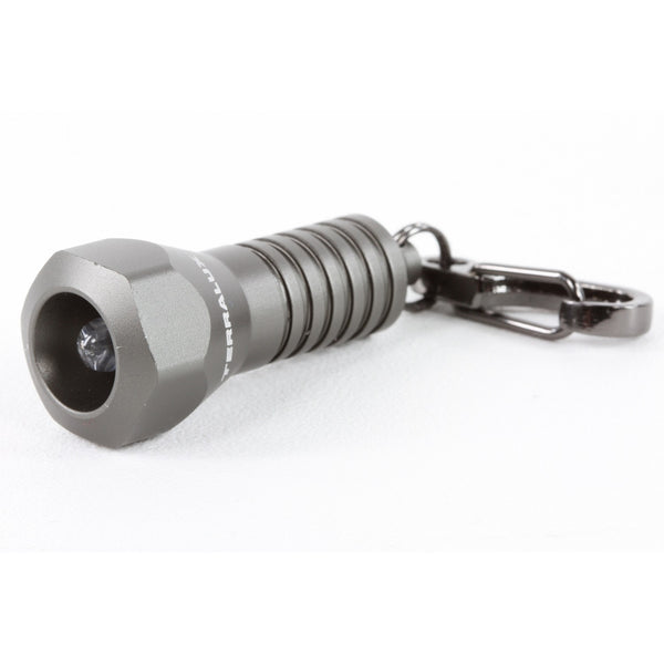TerraLUX Micro Key - Chain Flashlight  - Titanium Gray