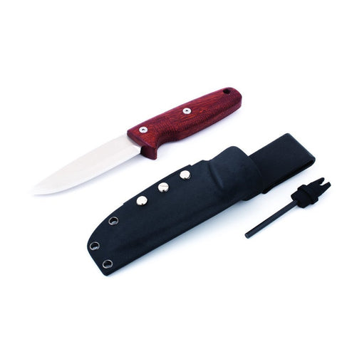 EKA Nordic W12 Fixed Blade Knife 4.7 Inch Blade Wood