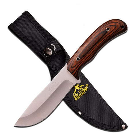Elk Ridge Fixed Knife 10.5" with Pakkawood Handle