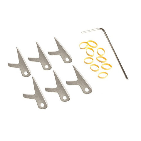Swhacker Set of 6-100 Grain 2 Inch Replacement Blades