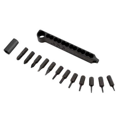 SOG Hex Bit Accessory Kit with 14 Tools Black Oxide