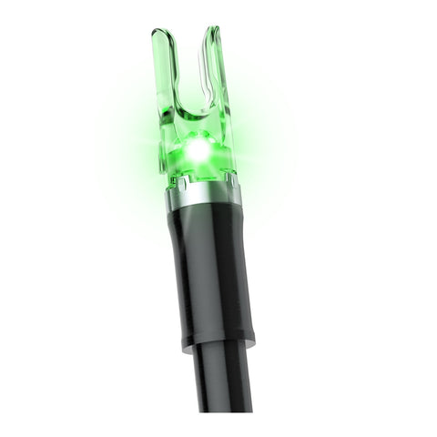 Clean Shot/Nock Out Lighted Nocks-Universal Fit Green 3Pack