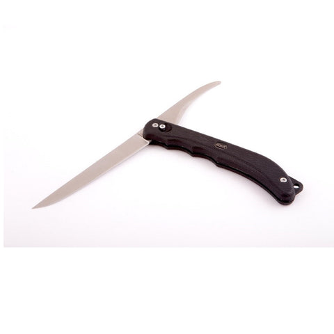 EKA Duo Switchable Blade Fishing Folding Knife- Black