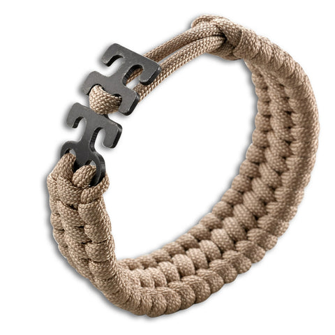 CKRT Adjustable Paracord Bracelet - Tan