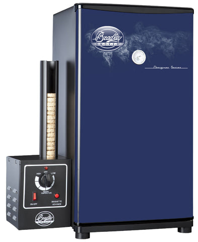 Bradley Smoker Designer Series Original Smoker 4-Rack Blue