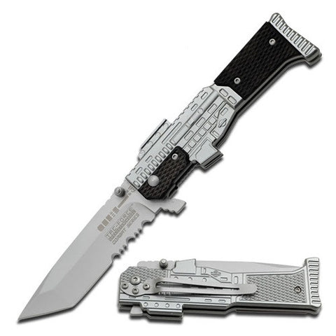 Tac Force TF-798BGY Assisted Opening Knife 4.5in Closed