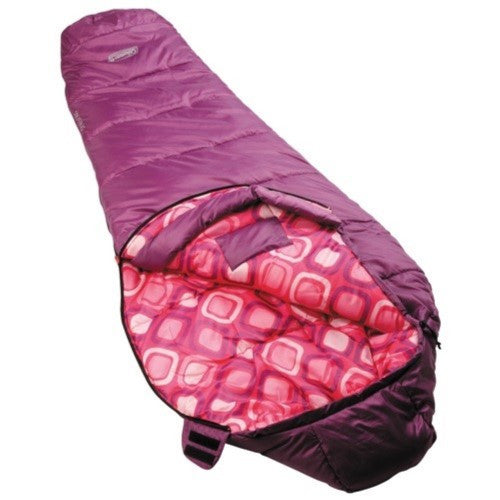 Coleman Youth Mummy Sleeping Bag Pink