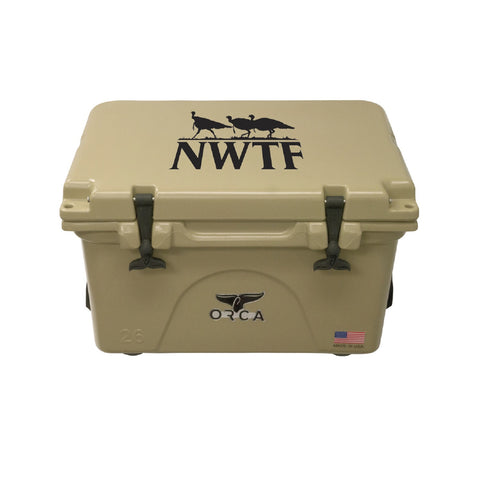 ORCA 26 Quart NWTF-Natl Wild Turkey Federation Cooler - Tan