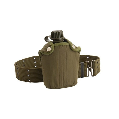 Coleman Canteen With Cover And Belt Green 2000016379