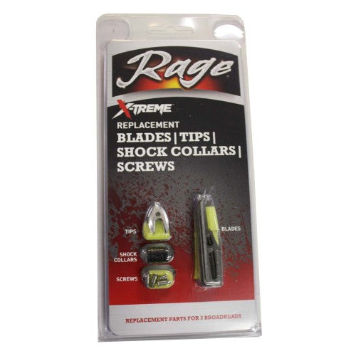 Rage Extreme Replacement Blades 2.3in. Cut 6pk 51005