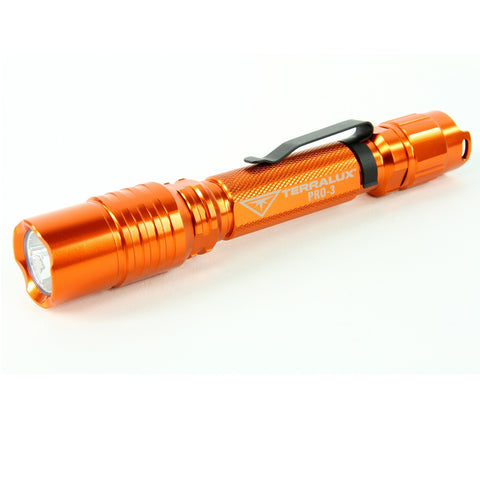 TerraLUX Pro 3 Flashlight - Orange