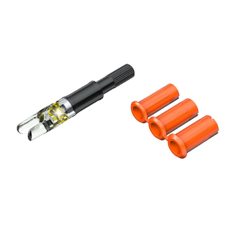 Clean Shot/Nock Out Lighted Nocks-Universal Fit Yellow 3Pack
