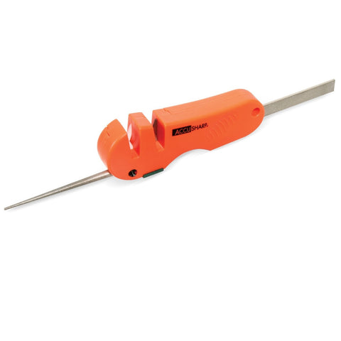 AccuSharp Blaze Orange 4-in-1 Knife and Tool Sharpener