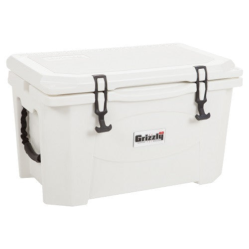 Grizzly 40 White/White- 40 Quart Cooler