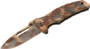 Ontario Knife Co XM-1D Desert Camo Plain Edge