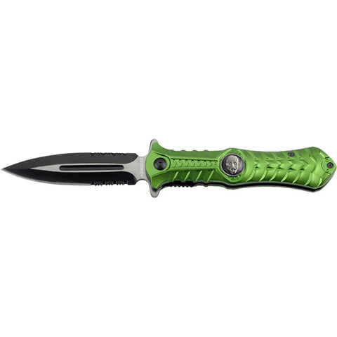 Z-Hunter Assisted Opening Knife ZB-004GN 4.5in Closed