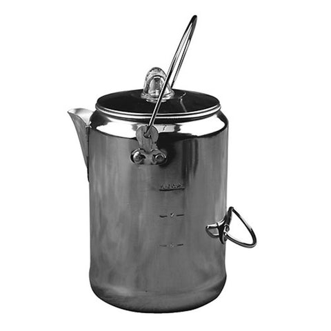 Coleman 9 Cup Aluminum Coffeepot Silver 2000016428