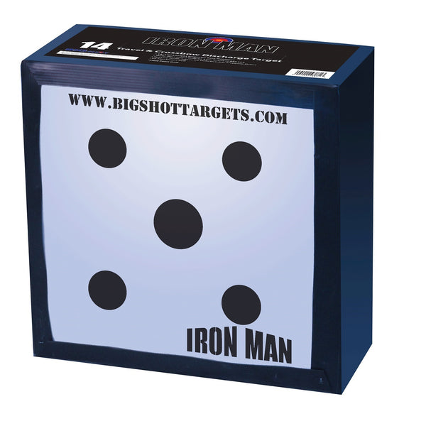 Iron Man 14" Travel Discharge Target-14"x14"x8" - 14lbs