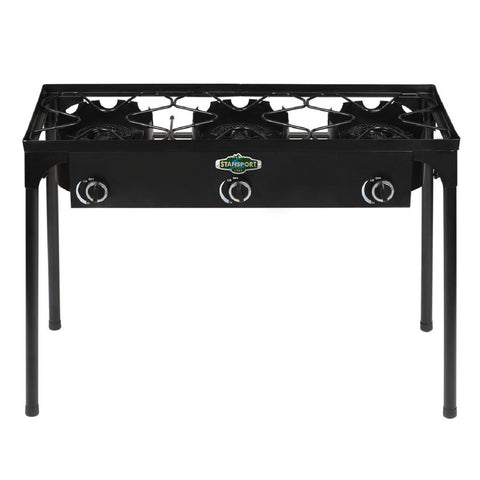 Stansport Outdoor Stove with Stand 3 Burners