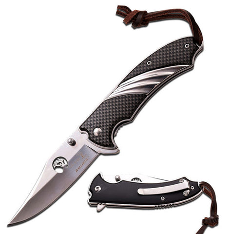 Elk Ridge Fixed Blade Knife 7.6" -3.5" Mirror Finished Blade