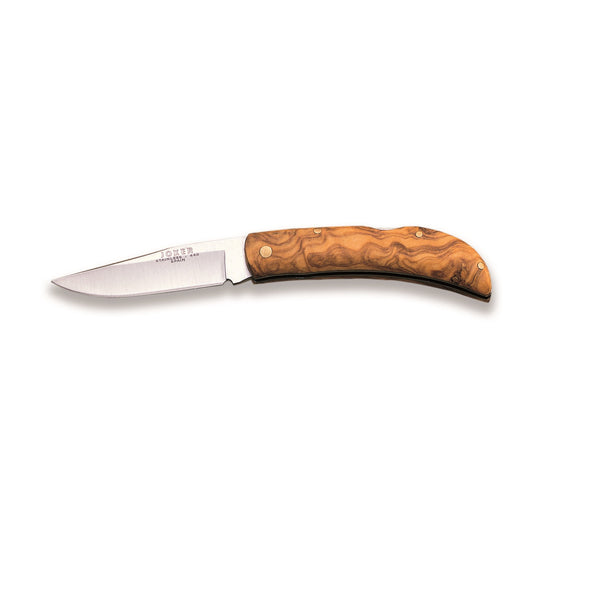 Joker Knives Pocket Folding Olive Wood Knife 2.92" Blade