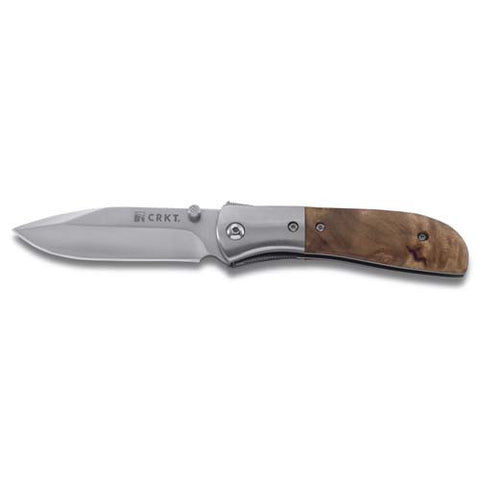 CRKT M4 Burl Scales Stainless Bolster Outburst
