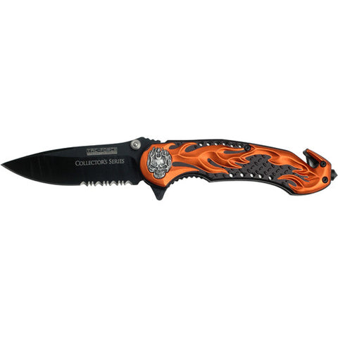 Tac Force TF-736OR Assisted Opening Knife 4.5in Closed